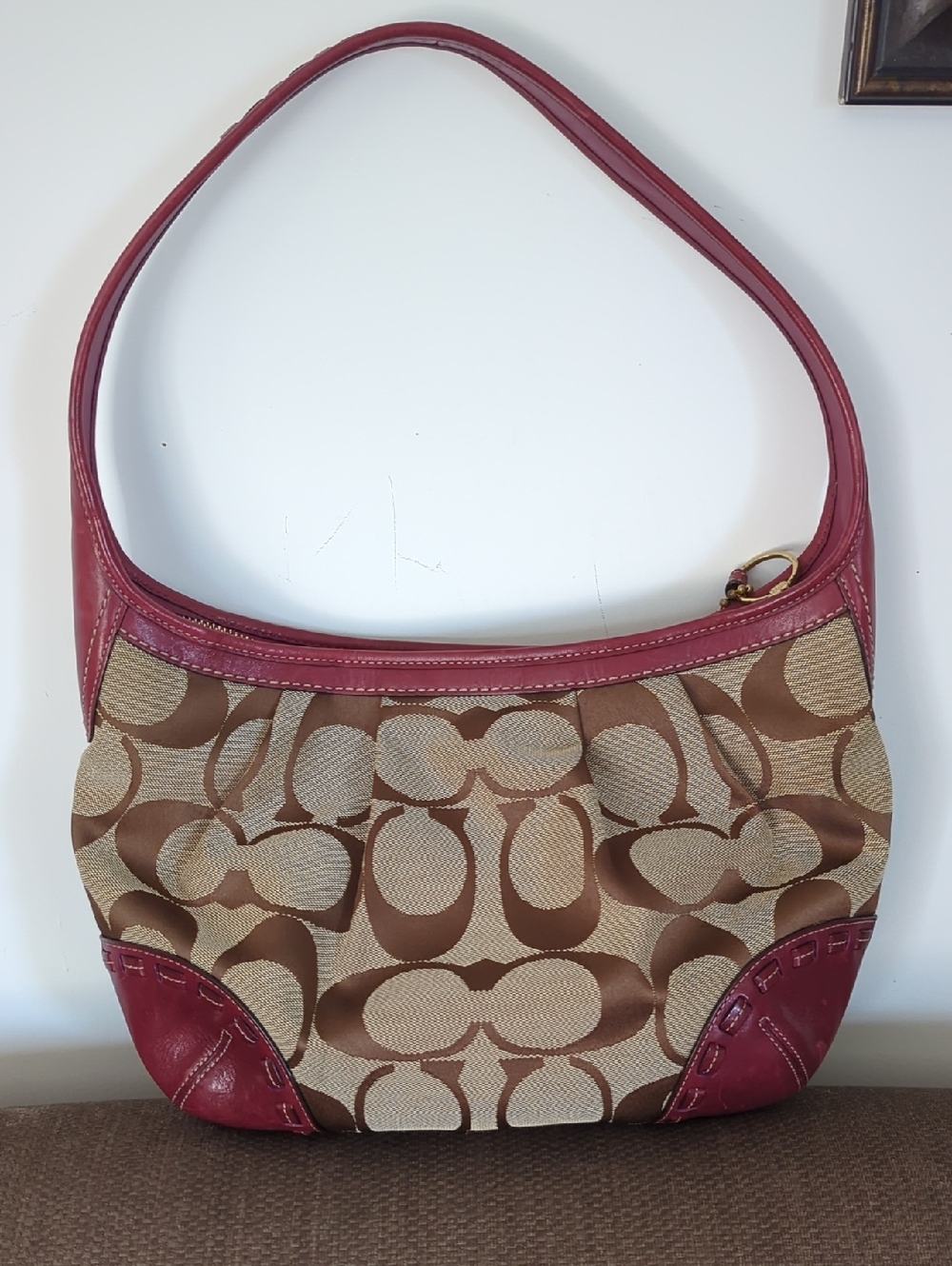 Coach 12227 Ergo Canvas Hobo Shoulder Bag - Picture 2 of 16